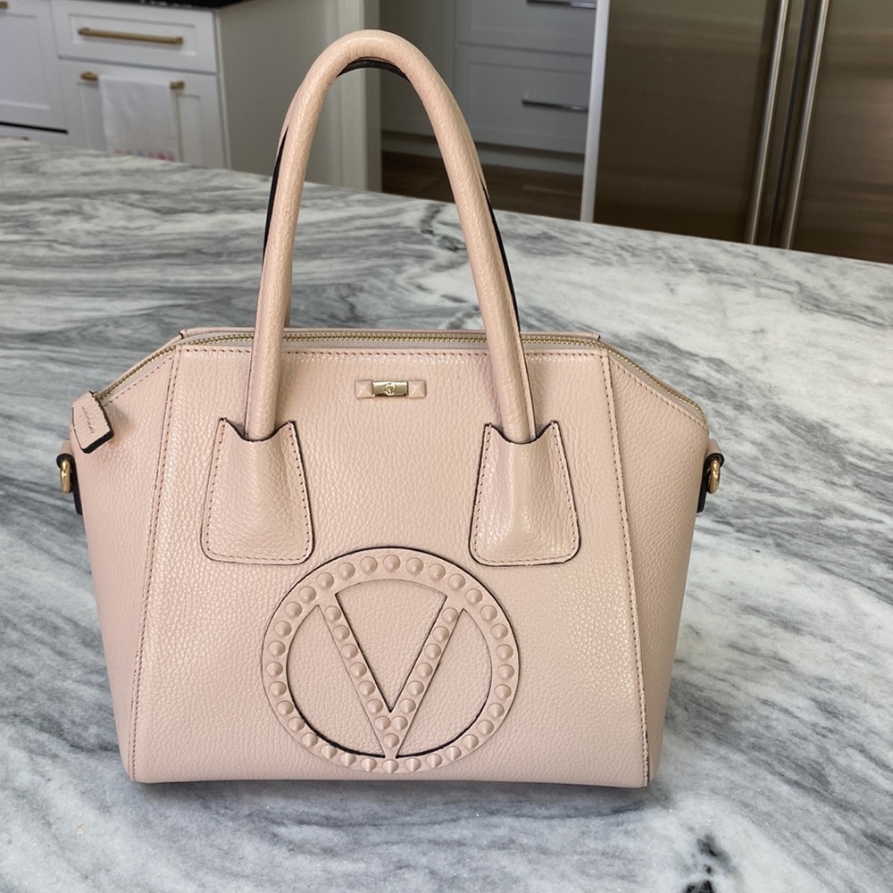 Valentino nude leather handbag
